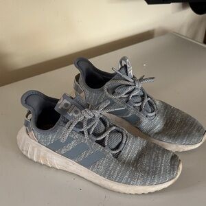 Adidas Kids Blue and Gray Sneakers
